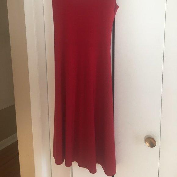 CASSIS LRD Little Red Dress sleeveless fit and flare knee length reversible M - Picture 2 of 8